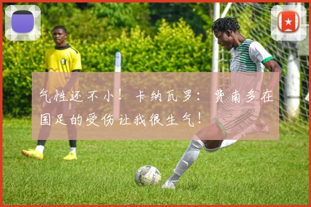 气性还不小！卡纳瓦罗：费南多在国足的受伤让我很生气！