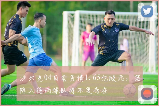 沙尔克04目前负债1.65亿殴元，若降入德丙球队将不复存在
