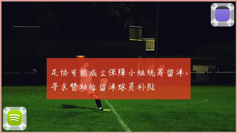 足协可能成立保障小组统筹留洋，寻求赞助给留洋球员补贴